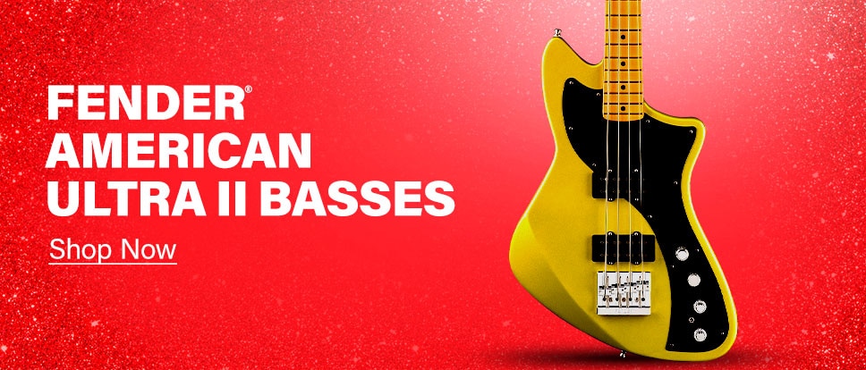 Fender American Ultra II Basses. Shop Now