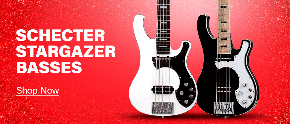 Schecter Stargazer Basses. Shop Now