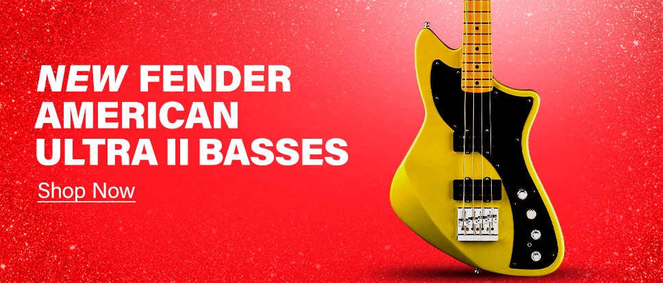 New Fender American Ultra II Basses. Shop Now