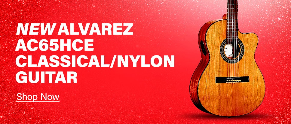 New Alvarez AC65HCE Classical/Nylon Guitar. Shop Now