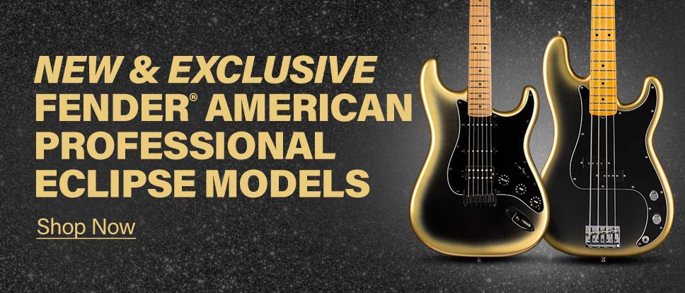 New and exclusive Fender eclipse models