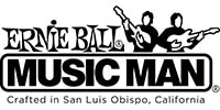 Ernie Ball Music Man. Crafted in San Luis Obispo, California.