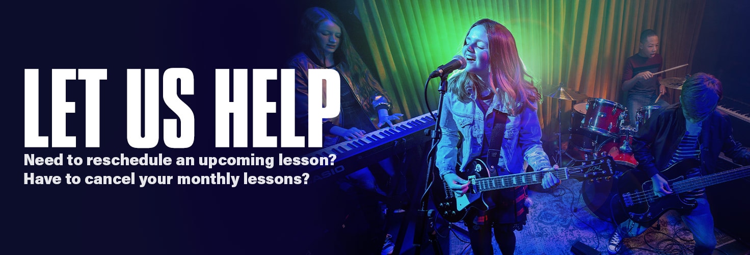 Need to reschedule an upcoming lesson? Have to cancel your monthly lessons? Let Us Help.