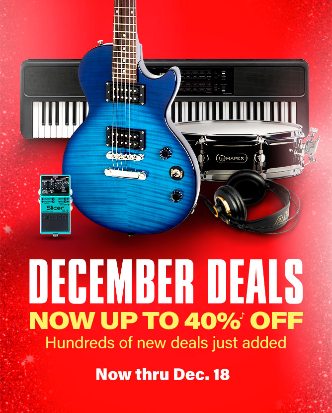 December Deals. Up to 40 percent off. Hundreds of New Deals added. Now thru December 18.