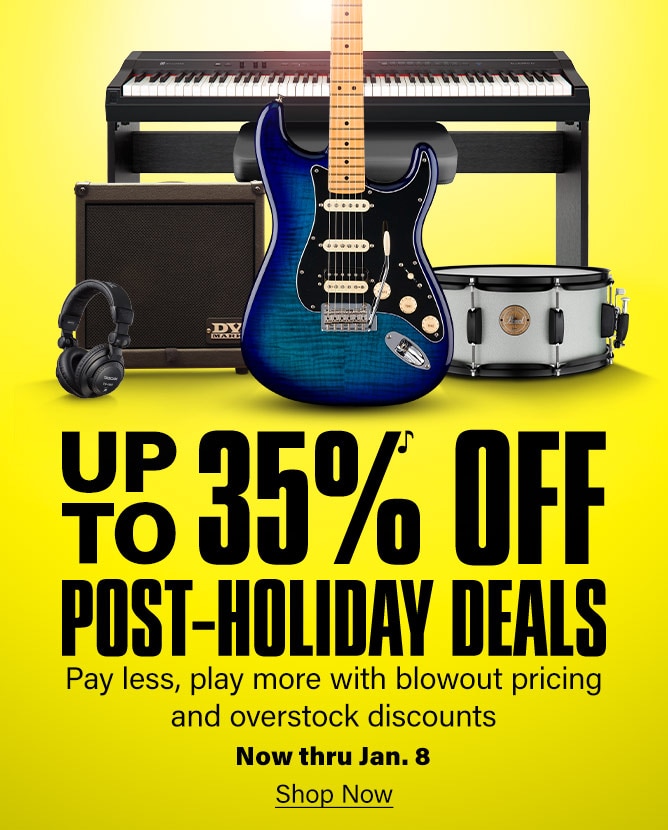 Post holiday deals. Save up to 35 percent