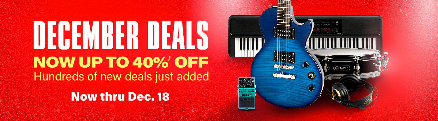 December Deals. Up to 40 percent off. Hundreds of New Deals added. Now thru December 18.